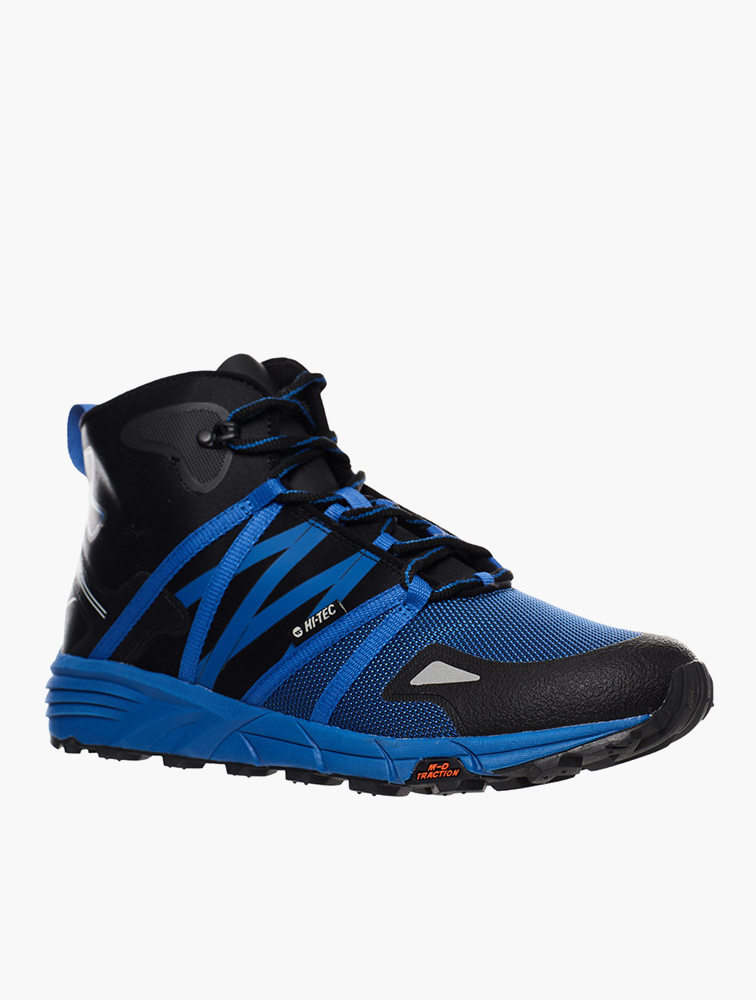 MyRunway | Shop Hi-Tec Black & Blue V-Lite Shift Boots for Men